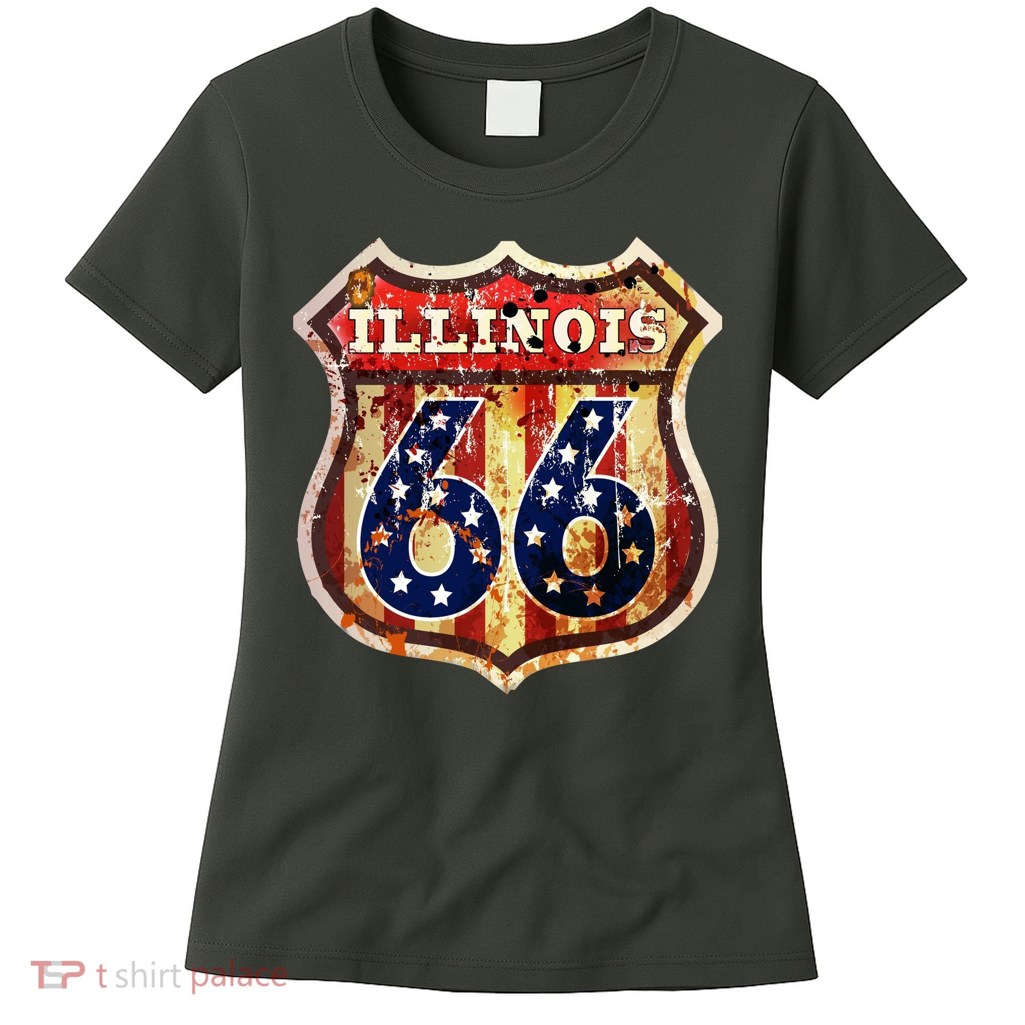 Route 66 Illinois Women's T-Shirt