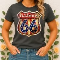 Route 66 Illinois Women's T-Shirt thumb 2