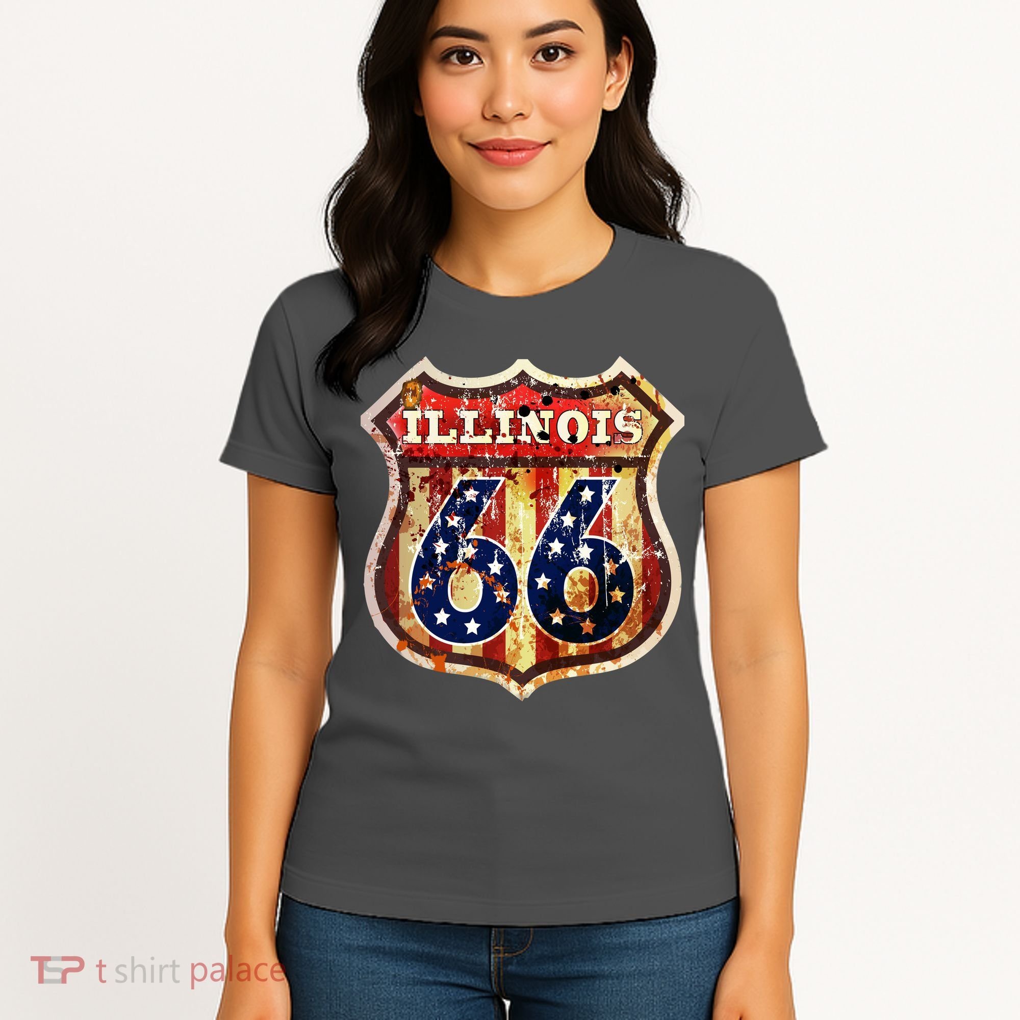 Route 66 Illinois Women's T-Shirt