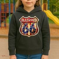 Route 66 Illinois Kids Hoodie thumb 3
