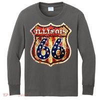 Route 66 Illinois Kids Long Sleeve Shirt thumb 0