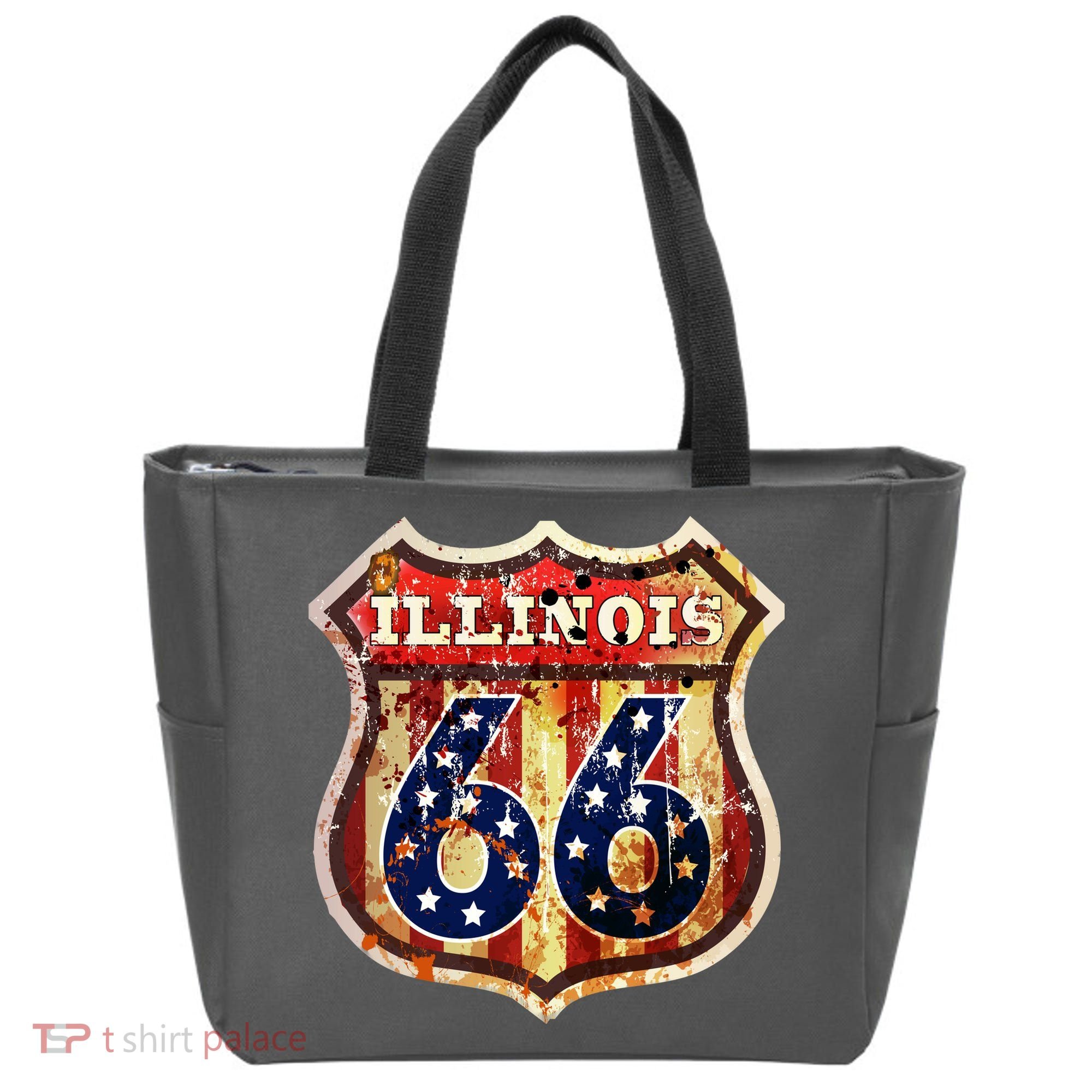 Route 66 Illinois Tote Bag