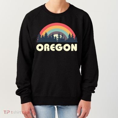 Retro Oregon Vintage Pnw Pacific Northwest Gift Women's Sweatshirt