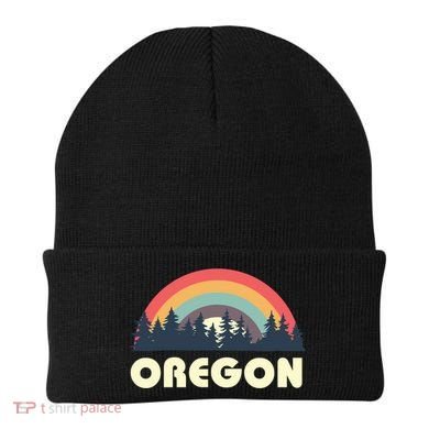 Retro Oregon Vintage Pnw Pacific Northwest Gift Beanie