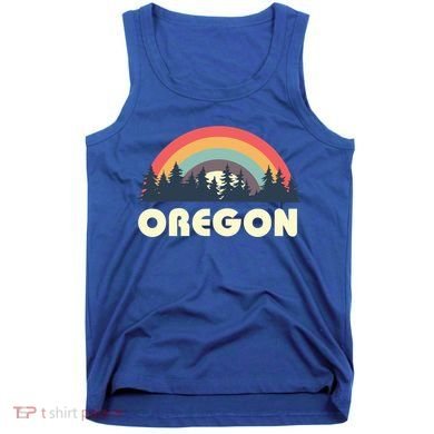 Retro Oregon Vintage Pnw Pacific Northwest Gift Tank Top
