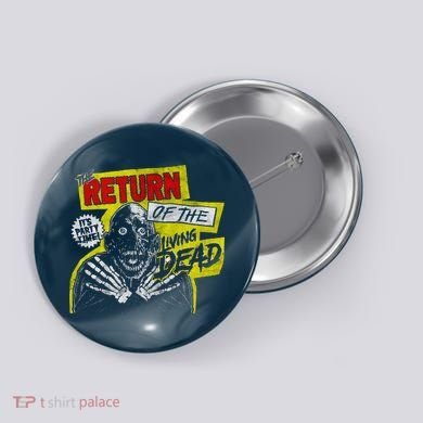 Return Of Vintage The Living Scary Dead Tarman Zombies Button