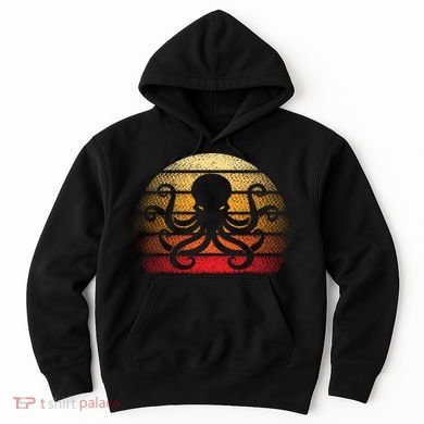 Retro Octopus Vintage Hoodie