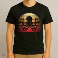Retro Octopus Vintage T-Shirt thumb 3