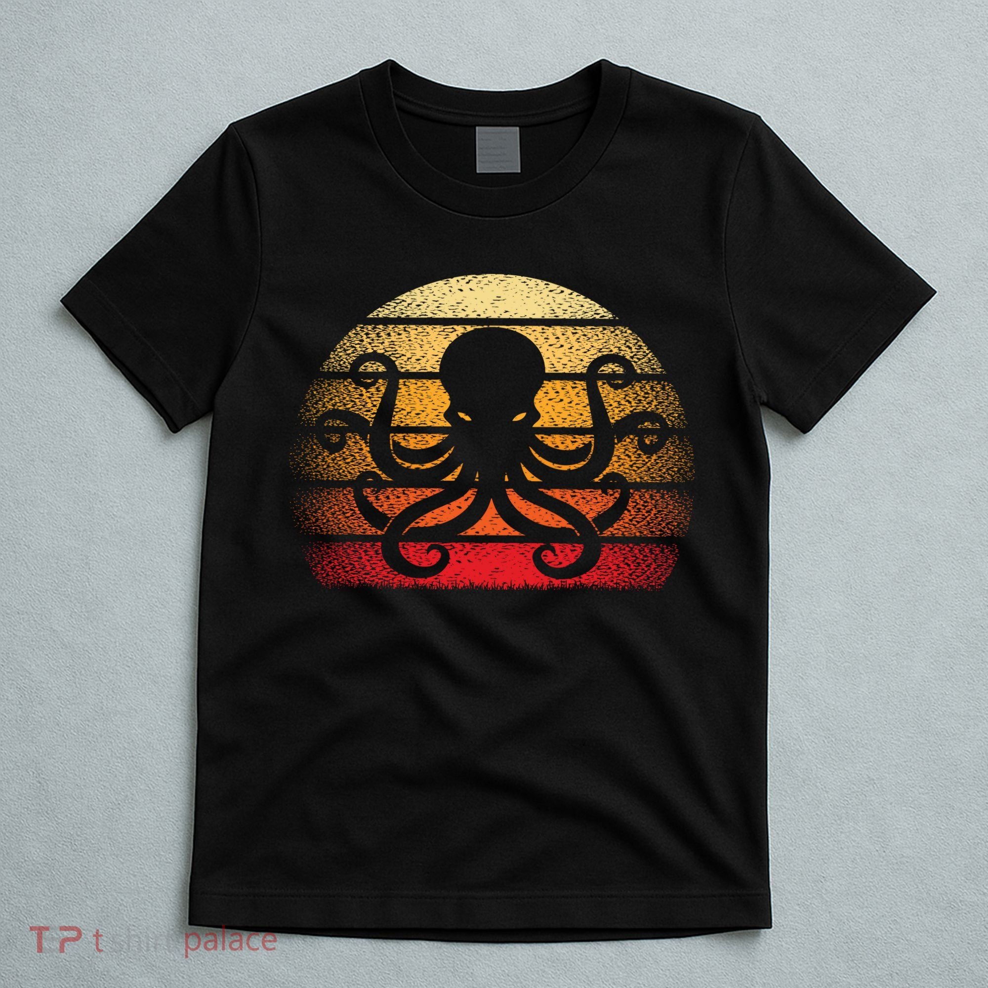 Retro Octopus Vintage T-Shirt