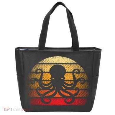 Retro Octopus Vintage Tote Bag