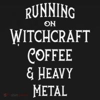 Running On Witchcraft Coffee And Heavy Metal Cheeky Witch Coaster thumb 2