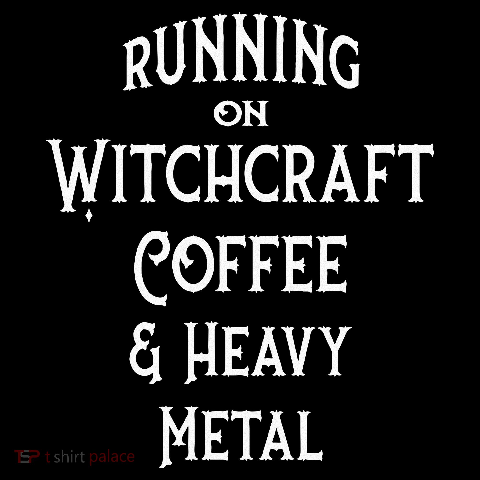 Running On Witchcraft Coffee And Heavy Metal Cheeky Witch Mousepad