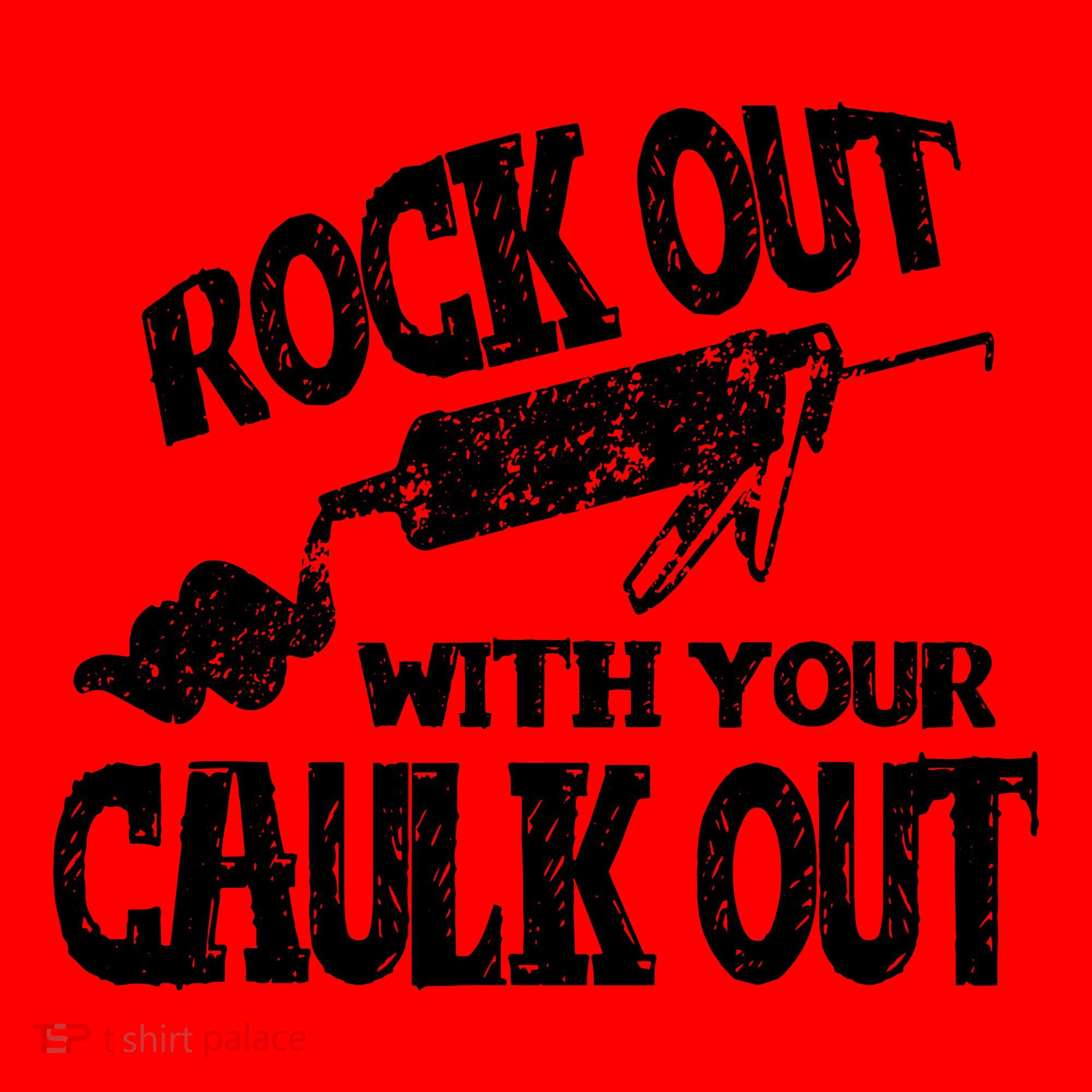 Rock Out With Your Caulk Out Construction Worker Gift Santa Hat
