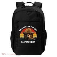 Retro Only You Can Prevent Communism Bear Camping Backpack thumb 0