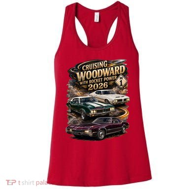 Rocket Power 2026 Woodward Ave M1 Car Cruise Women's Tank Top