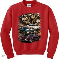 Rocket Power 2026 Woodward Ave M1 Car Cruise Kids Sweatshirt thumb 0