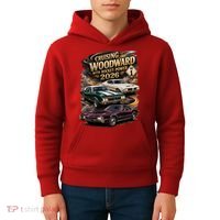 Rocket Power 2026 Woodward Ave M1 Car Cruise Kids Hoodie thumb 4