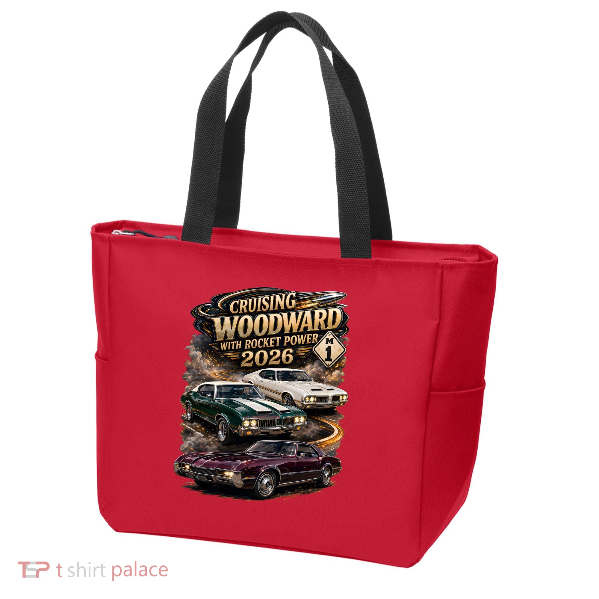 Rocket Power 2026 Woodward Ave M1 Car Cruise Tote Bag