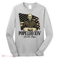Robert Prevost 267th Pope Leo XIV Long Sleeve Shirt thumb 0