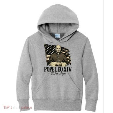 Robert Prevost 267th Pope Leo XIV Kids Hoodie