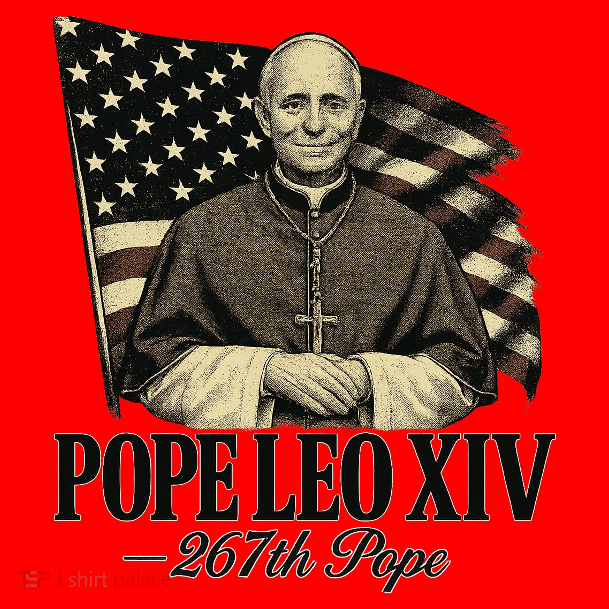 Robert Prevost 267th Pope Leo XIV Santa Hat