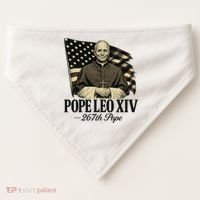 Robert Prevost 267th Pope Leo XIV USA-Made Doggie Bandana thumb 0