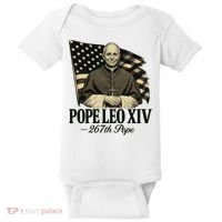 Robert Prevost 267th Pope Leo XIV Baby Bodysuit thumb 0