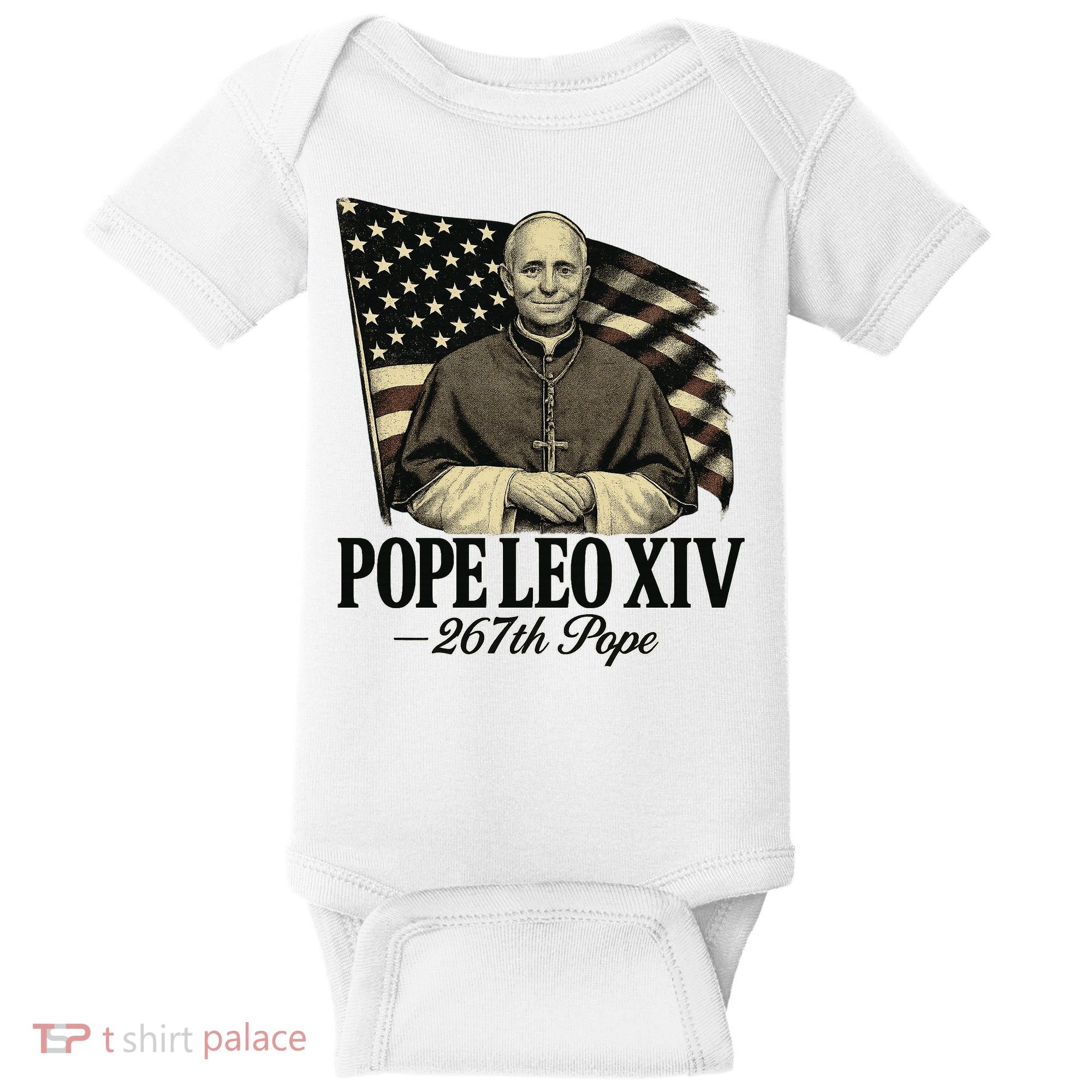 Robert Prevost 267th Pope Leo XIV Baby Bodysuit