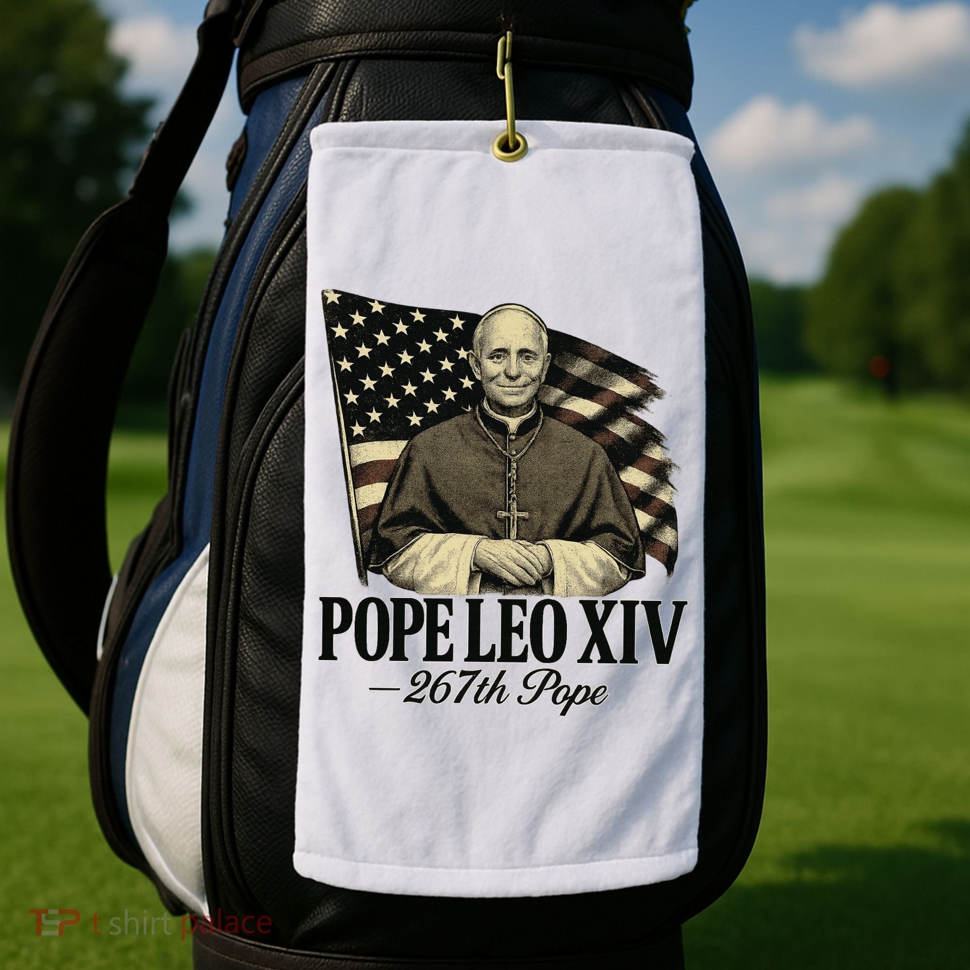 Robert Prevost 267th Pope Leo XIV Golf Towel