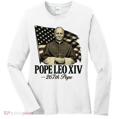 Robert Prevost 267th Pope Leo XIV Women's Long Sleeve Shirt