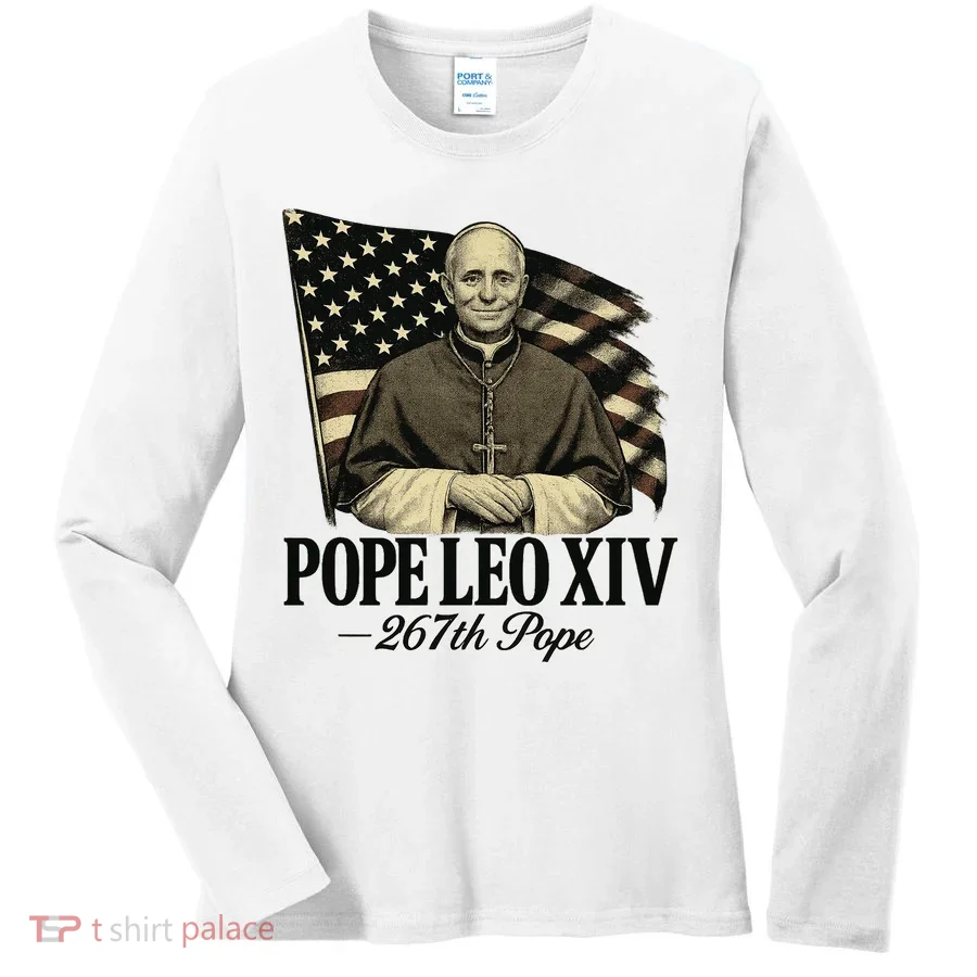Robert Prevost 267th Pope Leo XIV Women's Long Sleeve Shirt