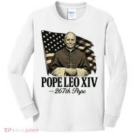 Robert Prevost 267th Pope Leo XIV Kids Long Sleeve Shirt thumb 0
