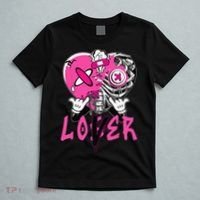 Racer Pink 5s Tee To Match Loser Lover Heart 5 Racer Blue T-Shirt thumb 5