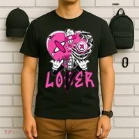 Racer Pink 5s Tee To Match Loser Lover Heart 5 Racer Blue T-Shirt thumb 6