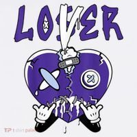 Racer Purple 5s Tee To Match Loser Lover Heart 5 Racer Purple T-Shirt thumb 7