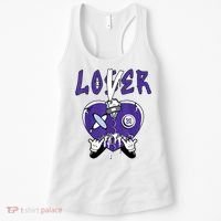 Racer Purple 5s Tee To Match Loser Lover Heart 5 Racer Purple Women's Tank Top thumb 0