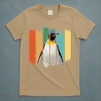 Retro Penguin Arctic Wildlife Nature Vintage Style T-Shirt thumb 5