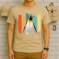Retro Penguin Arctic Wildlife Nature Vintage Style T-Shirt thumb 6