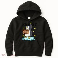 Resist Penguin Activism Graphic Make Fish Cheap Again Kids Hoodie thumb 0