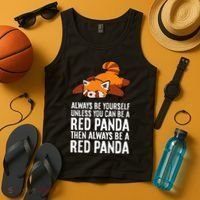 Red Panda Always Be Yourself Unless You Can Be A Red Panda Tank Top thumb 4