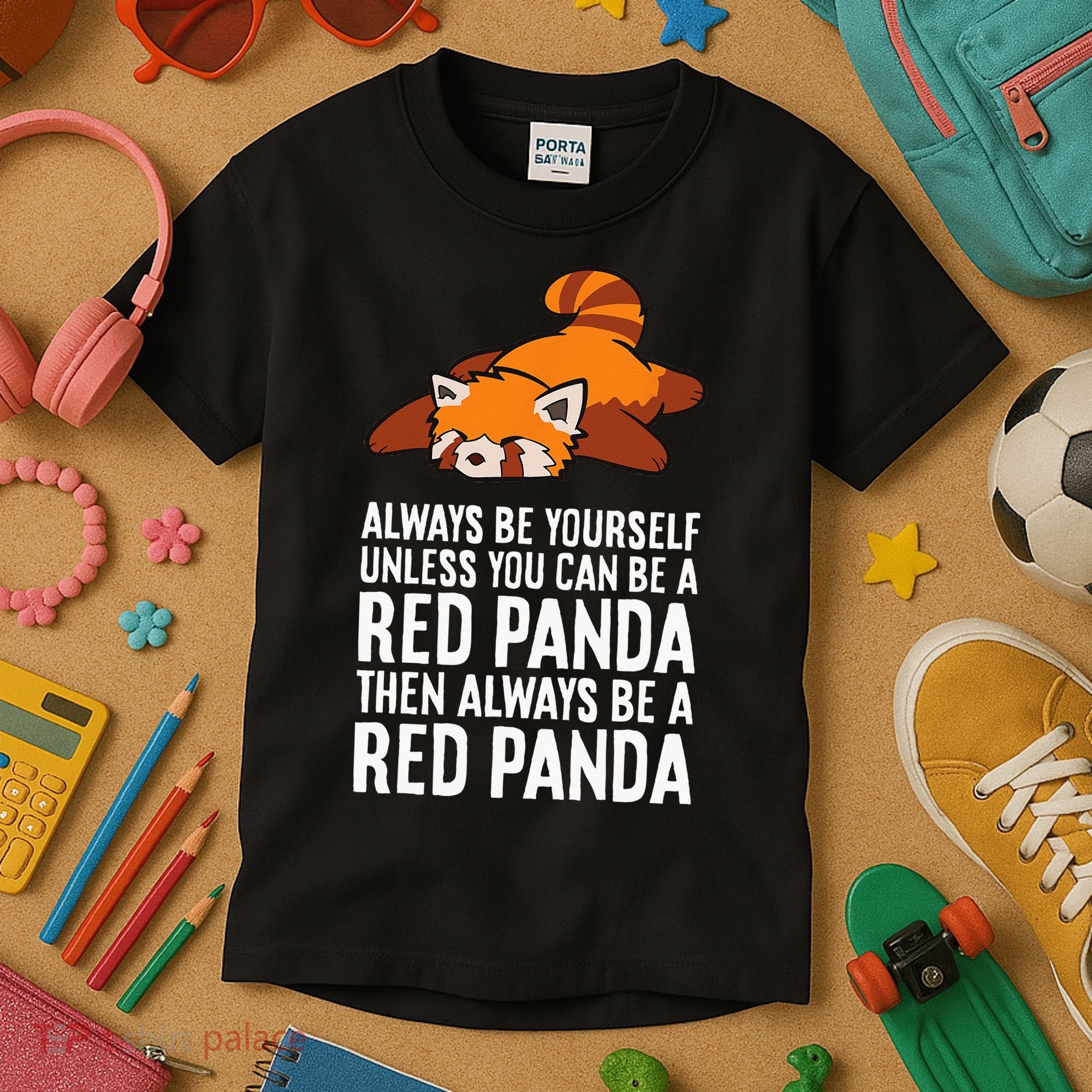 Red Panda Always Be Yourself Unless You Can Be A Red Panda Kids T-Shirt