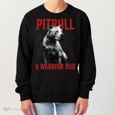 Realistic Pitbull A Warrior Dog Women's Sweatshirt