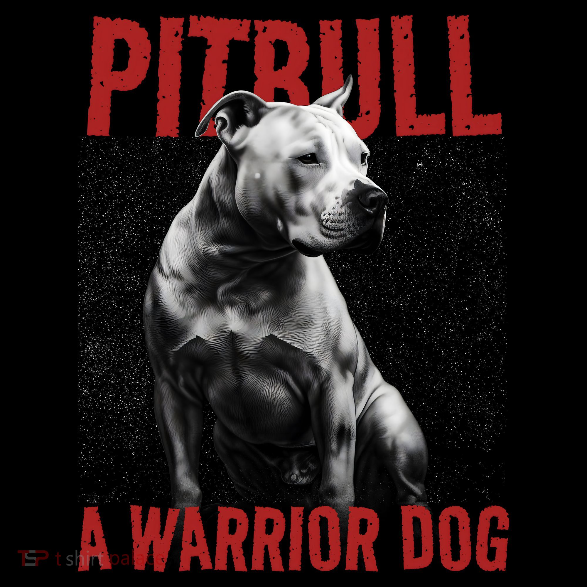 Realistic Pitbull A Warrior Dog Ornament