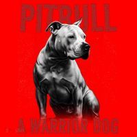 Realistic Pitbull A Warrior Dog Santa Hat thumb 1