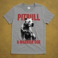 Realistic Pitbull A Warrior Dog T-Shirt thumb 5