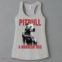Realistic Pitbull A Warrior Dog Women's Tank Top thumb 3