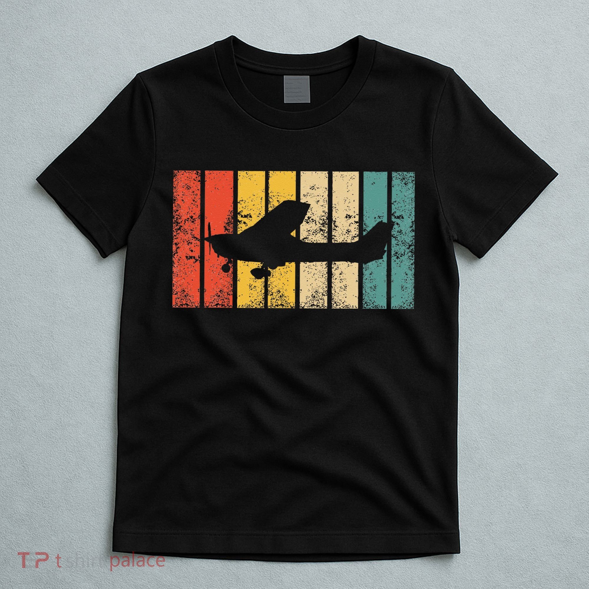 Retro Pilot Aviator Vintage Airplane Aviation T-Shirt