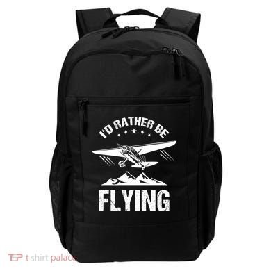 Retro Pilot Aviation ID Rather Be Flying Plane Gift Pilot Gift Backpack