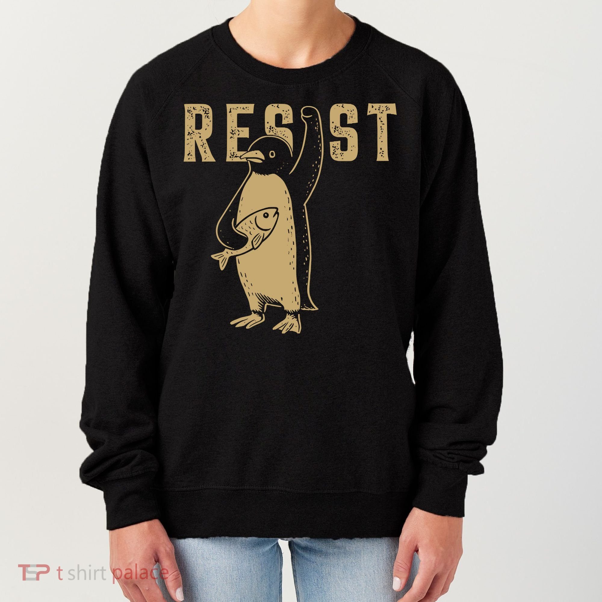 Resist Penguins Activism Women's Sweatshirt