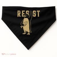 Resist Penguins Activism USA-Made Doggie Bandana thumb 0